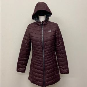New Balance- long quilted tech jacket